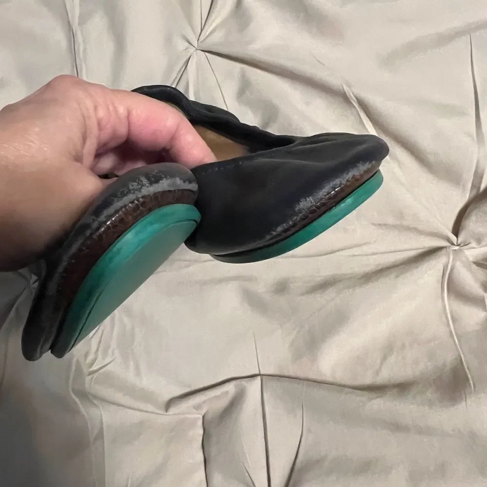 Tieks Women's Navy Ballet Flats - Picture 5 of 7